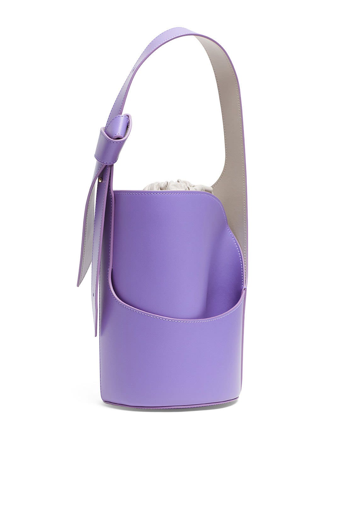 Violet Lily Mini Bucket Bag by GIAQUINTO 1