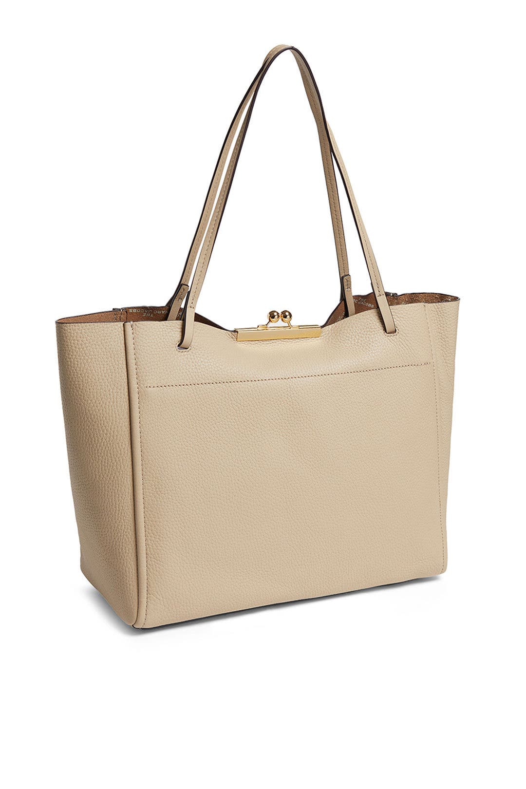 Khaki Kiss Lock Tote by Marc Jacobs Handbags | Rent the Runway