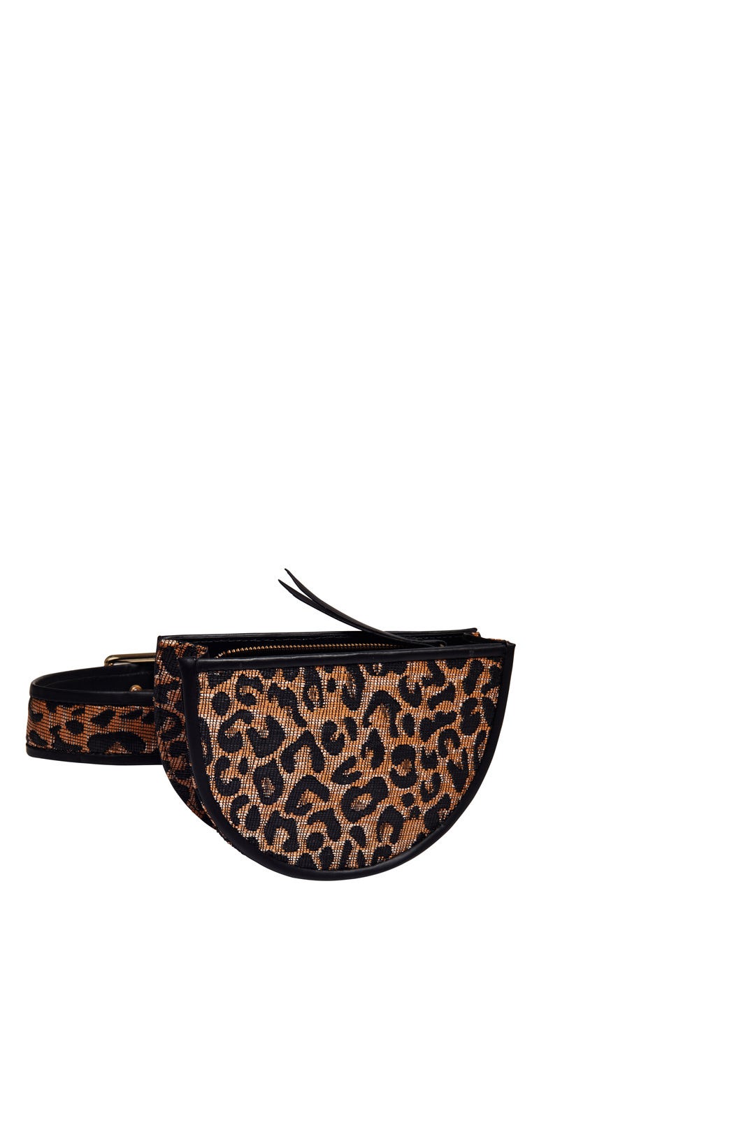 Straw Leopard Belt Bag by Poolside 1