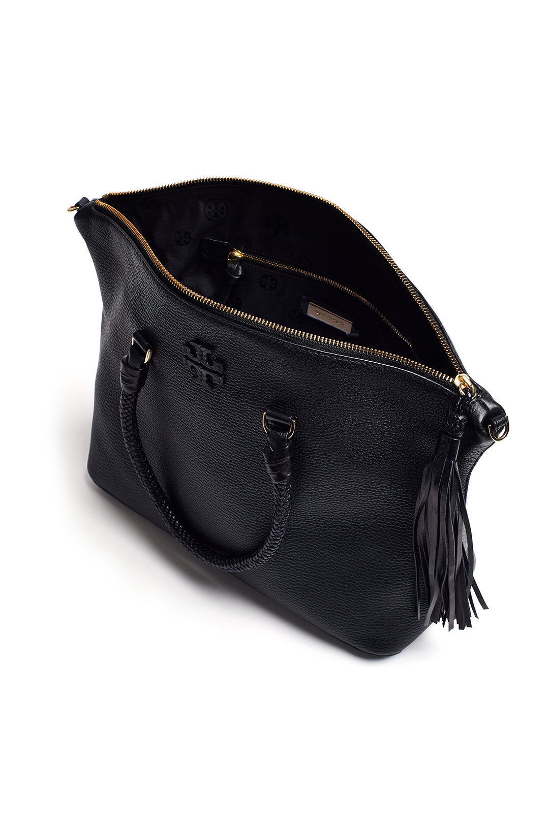 Black Taylor Satchel by Tory Burch Accessories 1