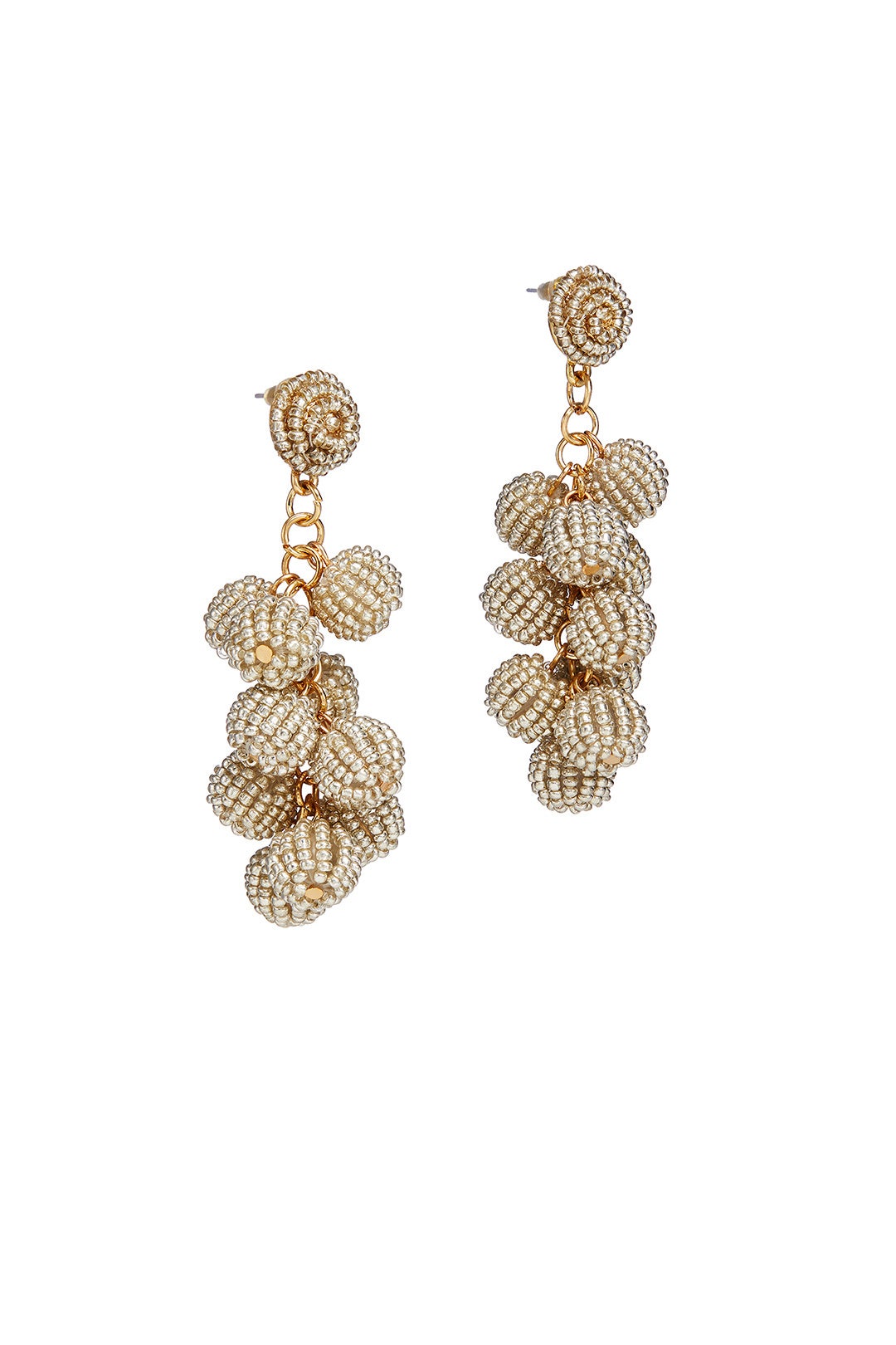 Beaded Ball Drop Earrings by Slate & Willow Accessories 1