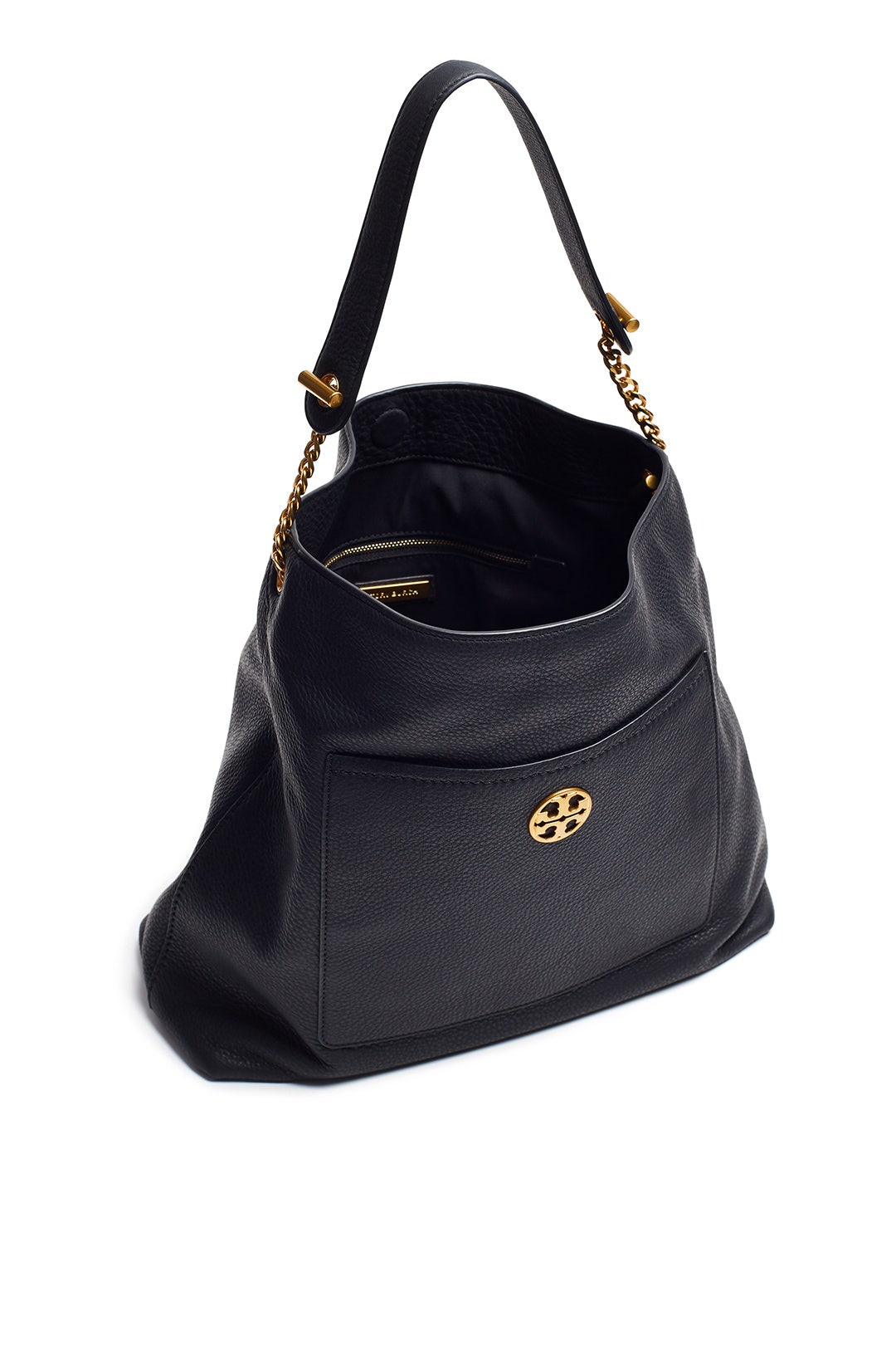 Black Chelsea Chain Hobo by Tory Burch Accessories 1