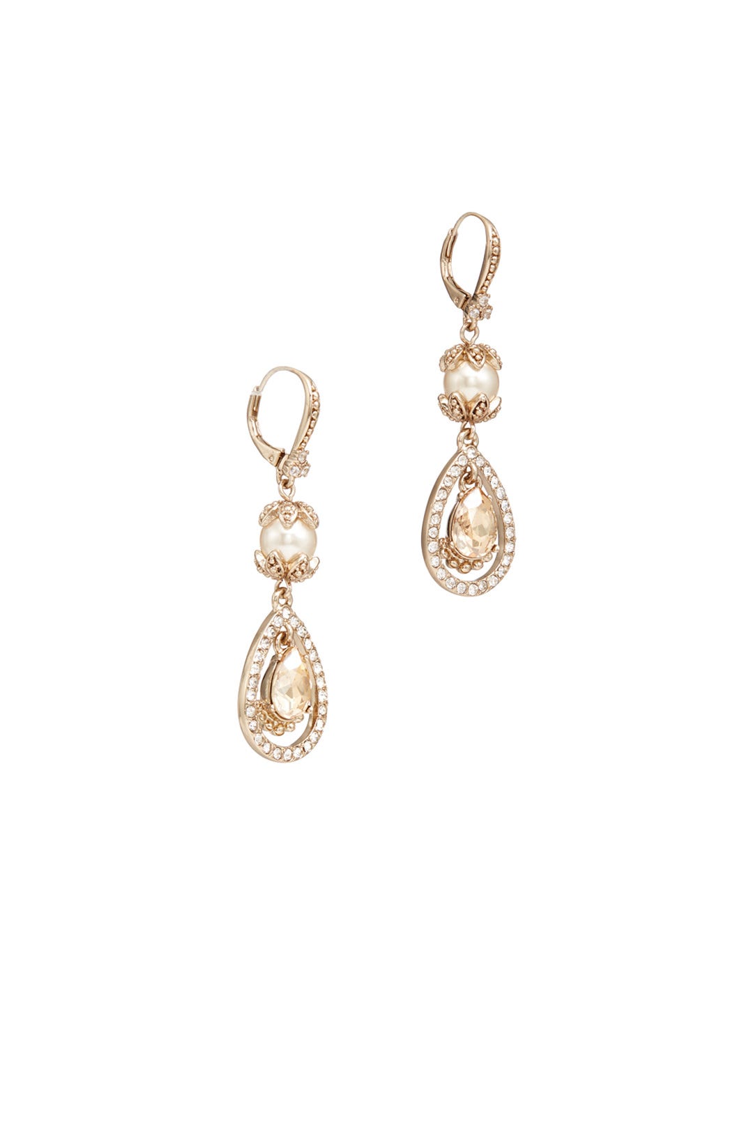 Windsor Double Drop Earrings by Marchesa Jewelry 1