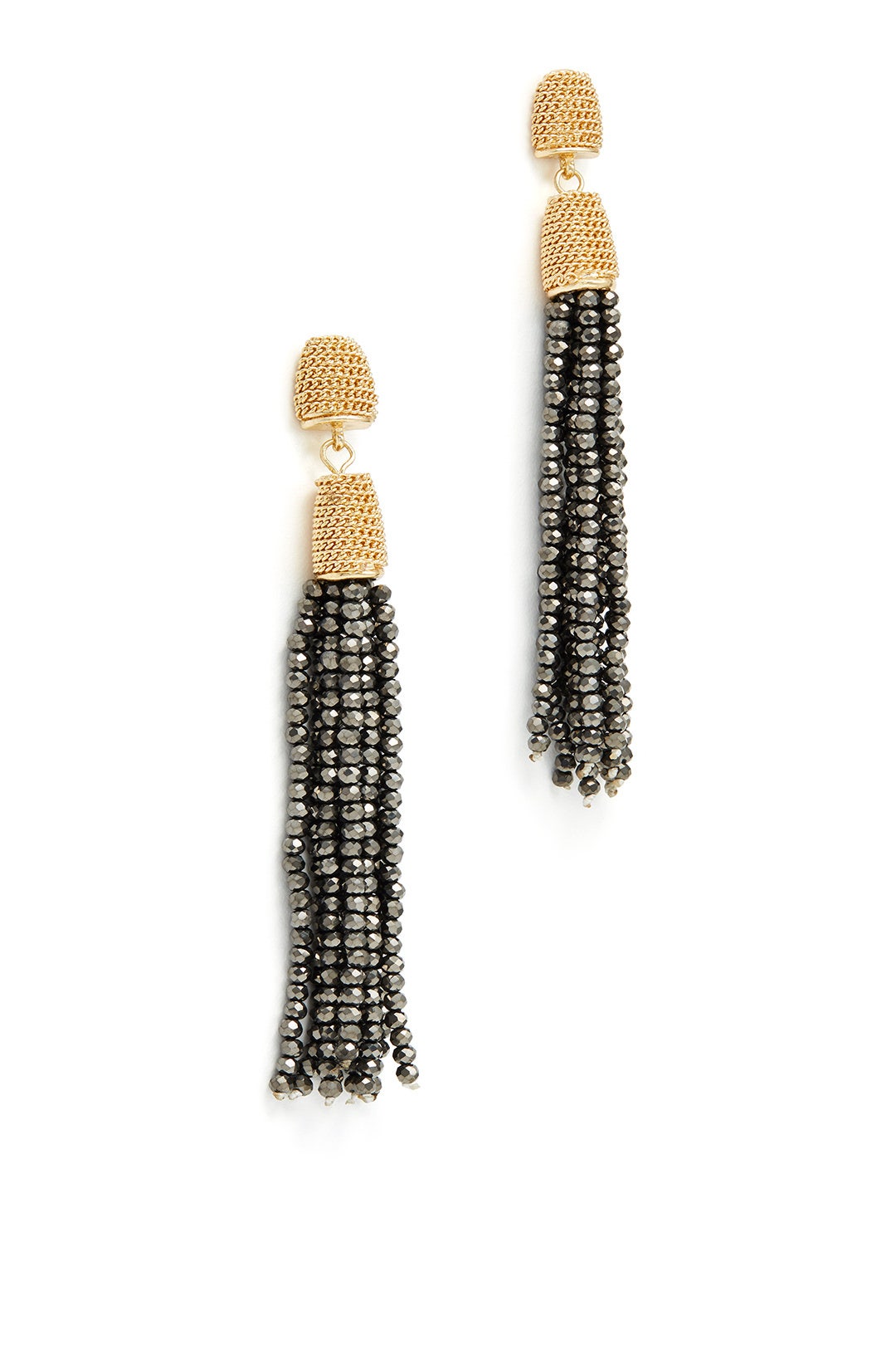  Two Tone Tassel Earrings by Slate & Willow Accessories 1