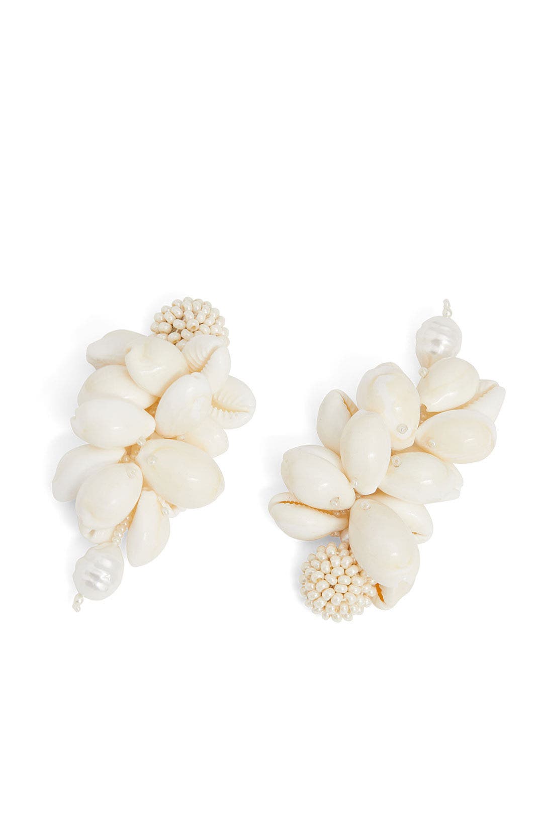 Shell Cluster Earrings by Oscar de la Renta 1
