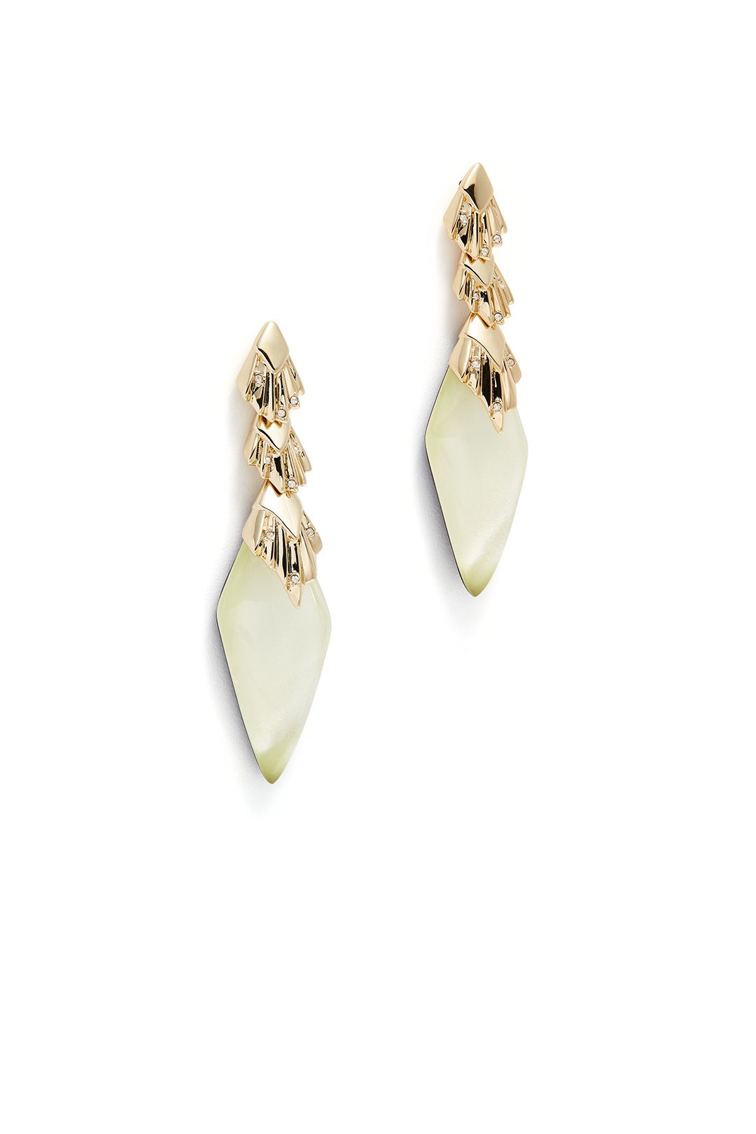 Lucite and Gold Drop Earrings by Alexis Bittar 1