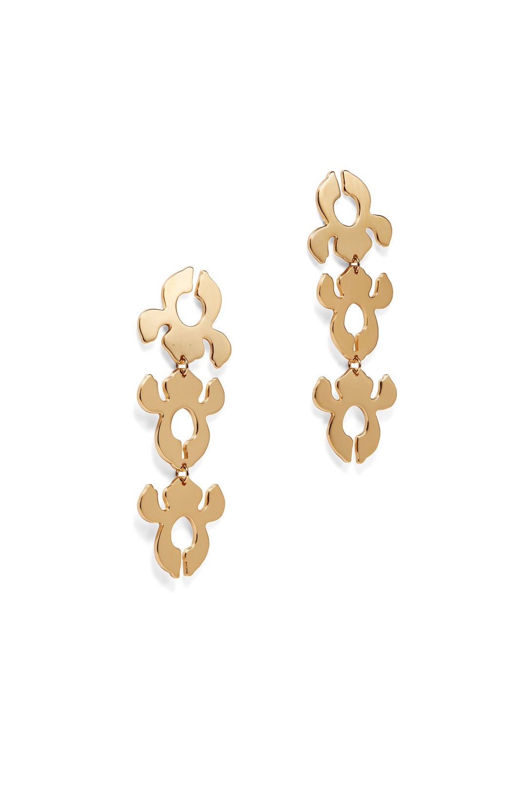 Iris Bouquet Shadow Earrings by Lele Sadoughi 1