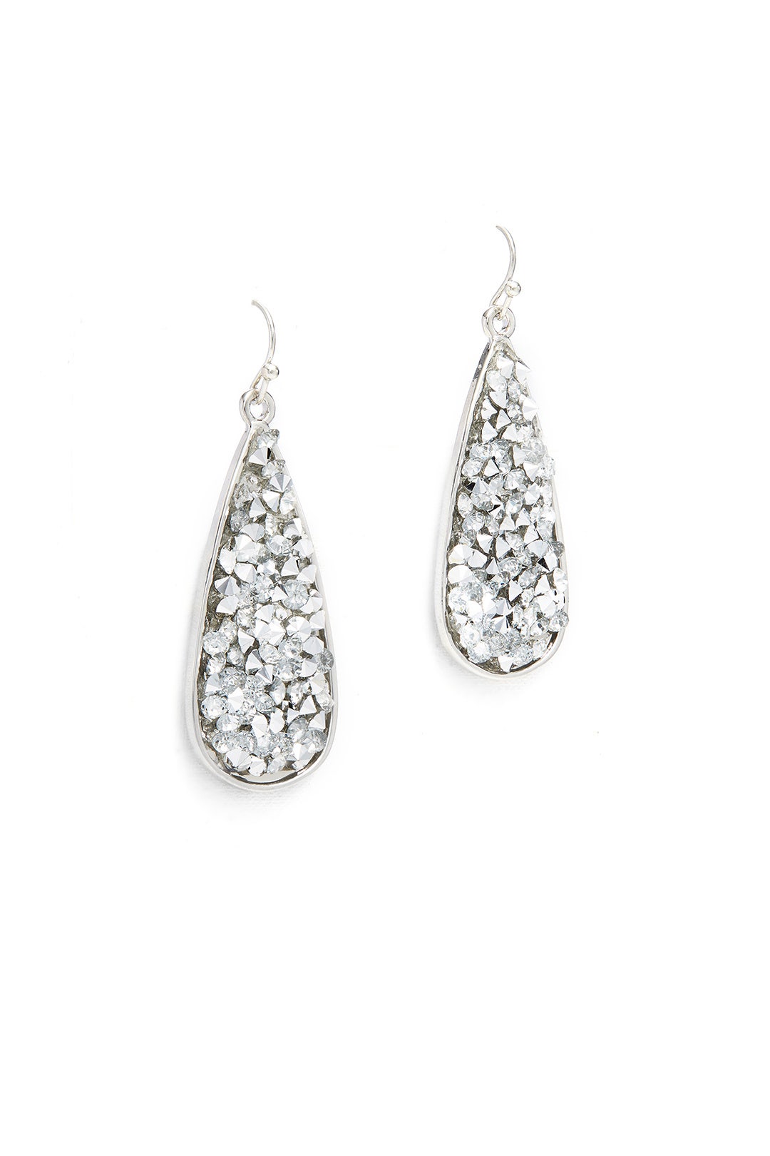 Crystal Shards Drop Earrings by Slate & Willow Accessories 1