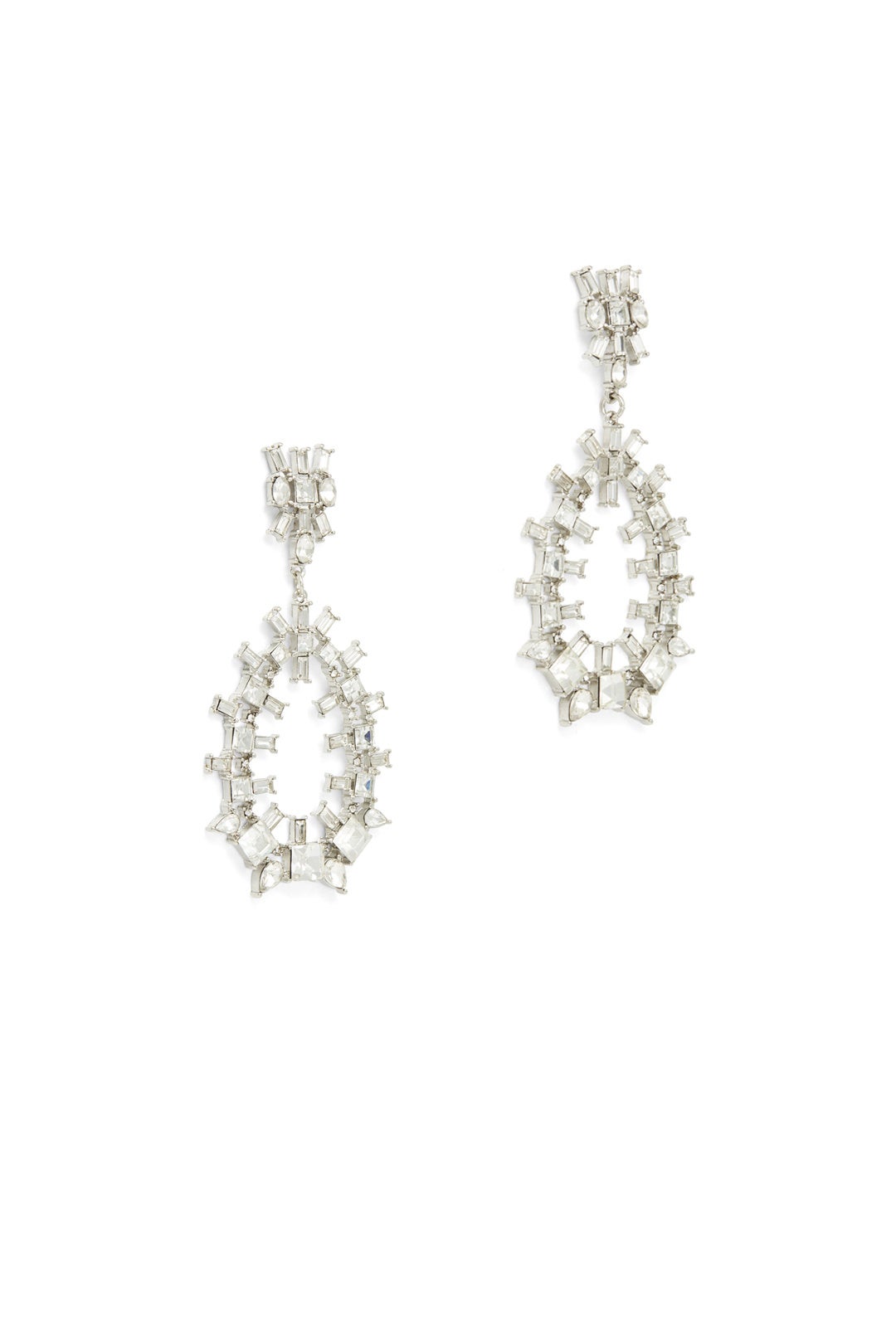 Spiky Crystal Drop Earrings by Slate & Willow Accessories 1