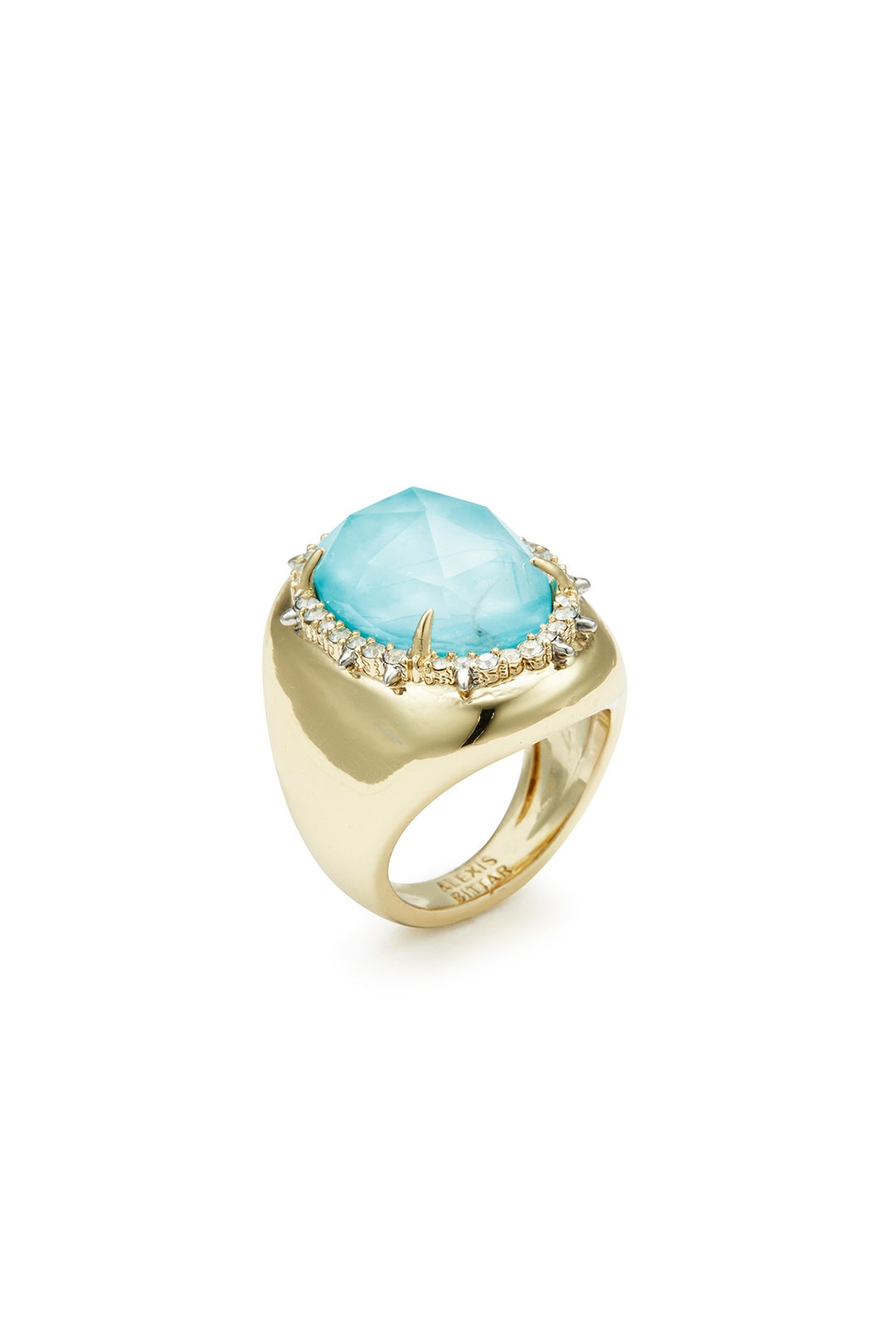 Blue Crystal Accent Ring by Alexis Bittar 1