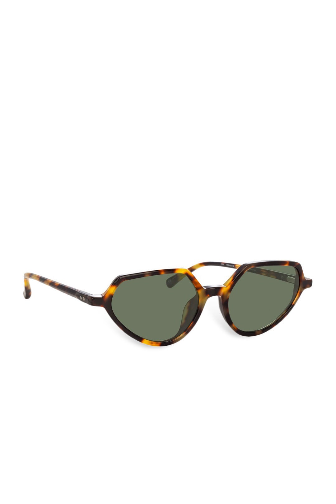 Tortoiseshell Linda Farrow Edition Acetate Sunglasses by Dries Van Noten 1