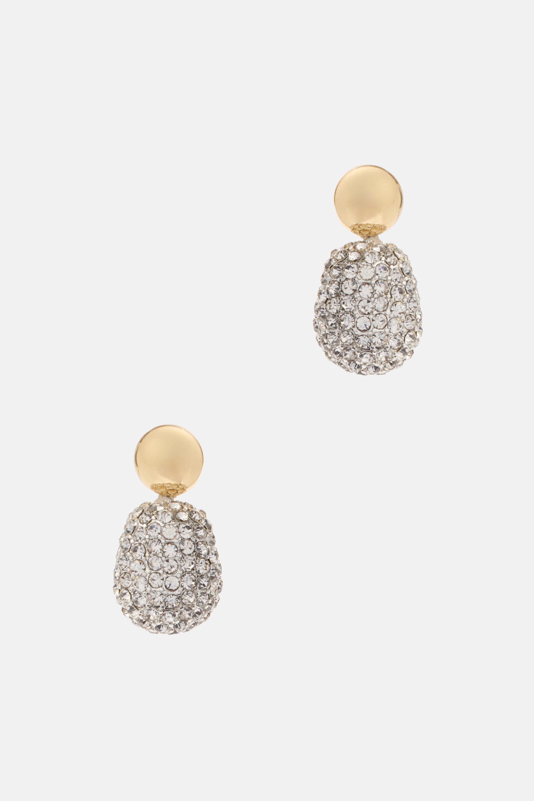 Gold Pebble Stud Earrings by Lele Sadoughi 1