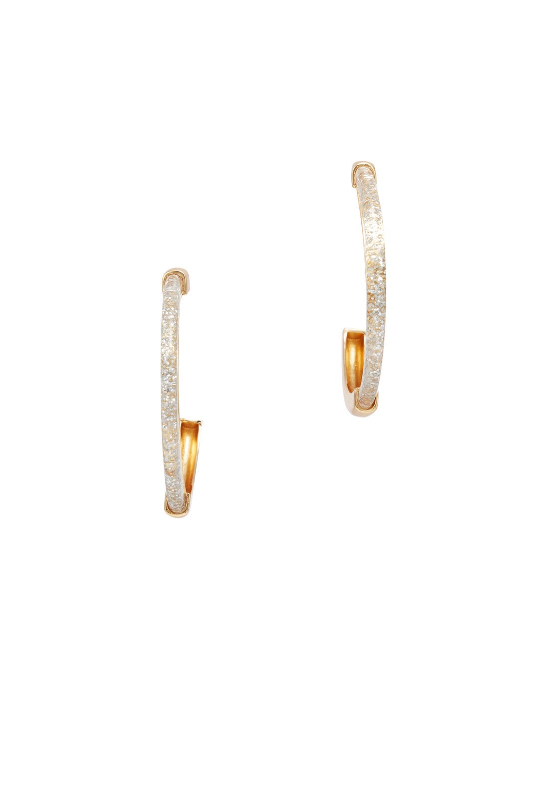 Glitter Resin Hoops by Rebecca Minkoff Accessories 1