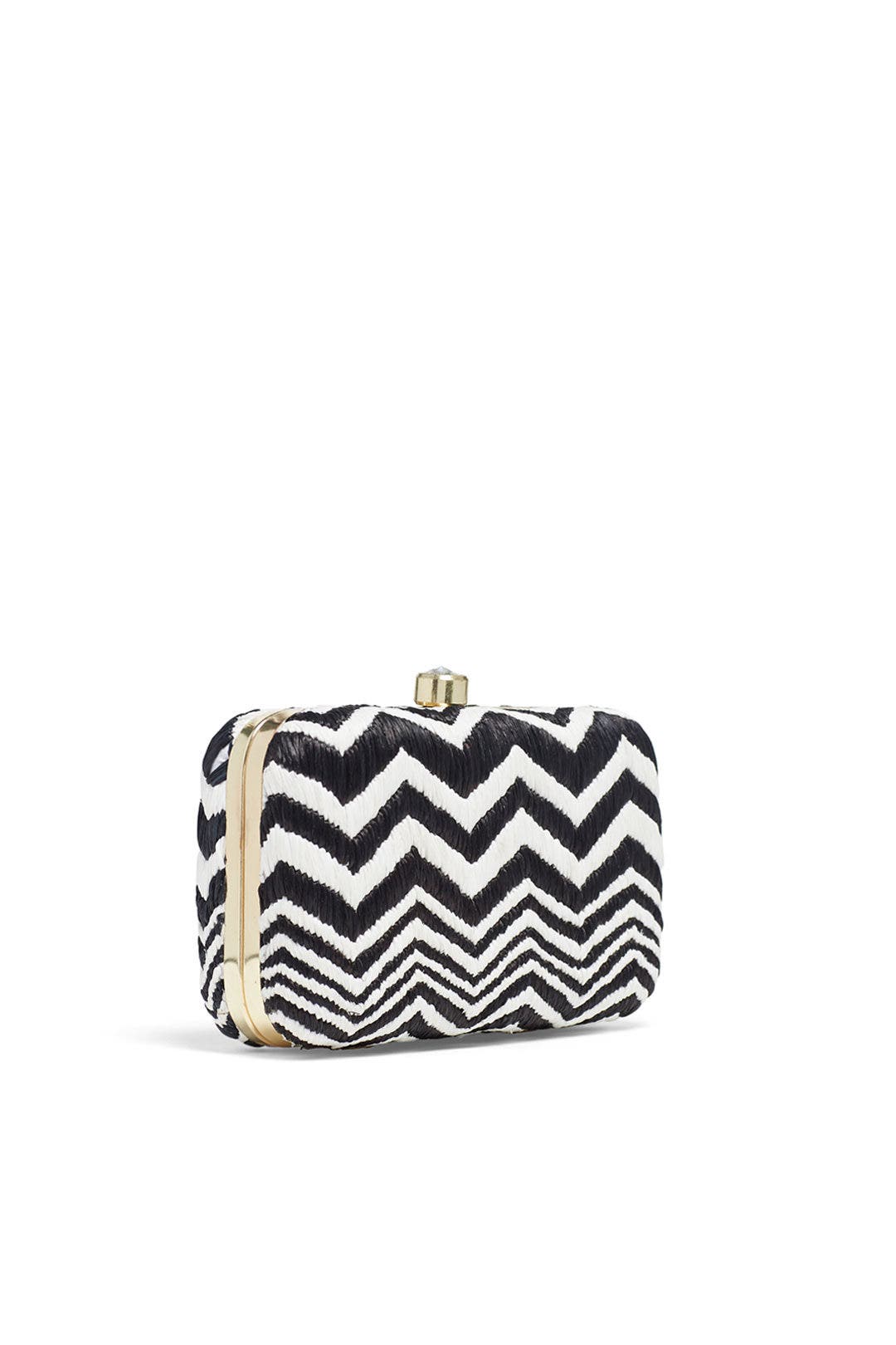 Chevron Box Clutch by Area Stars 1