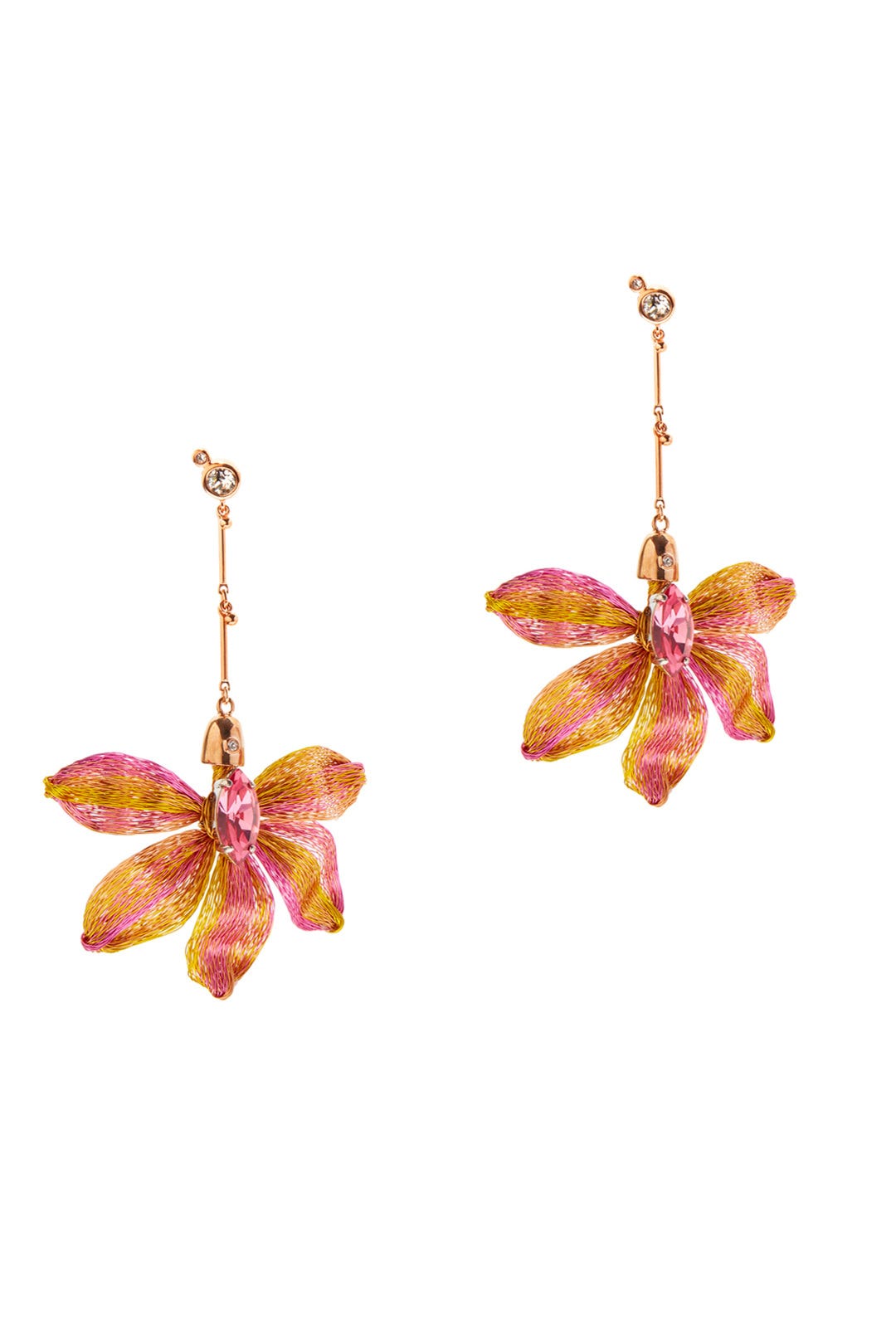 Mesh Dahlia Earrings by Colette Malouf 1