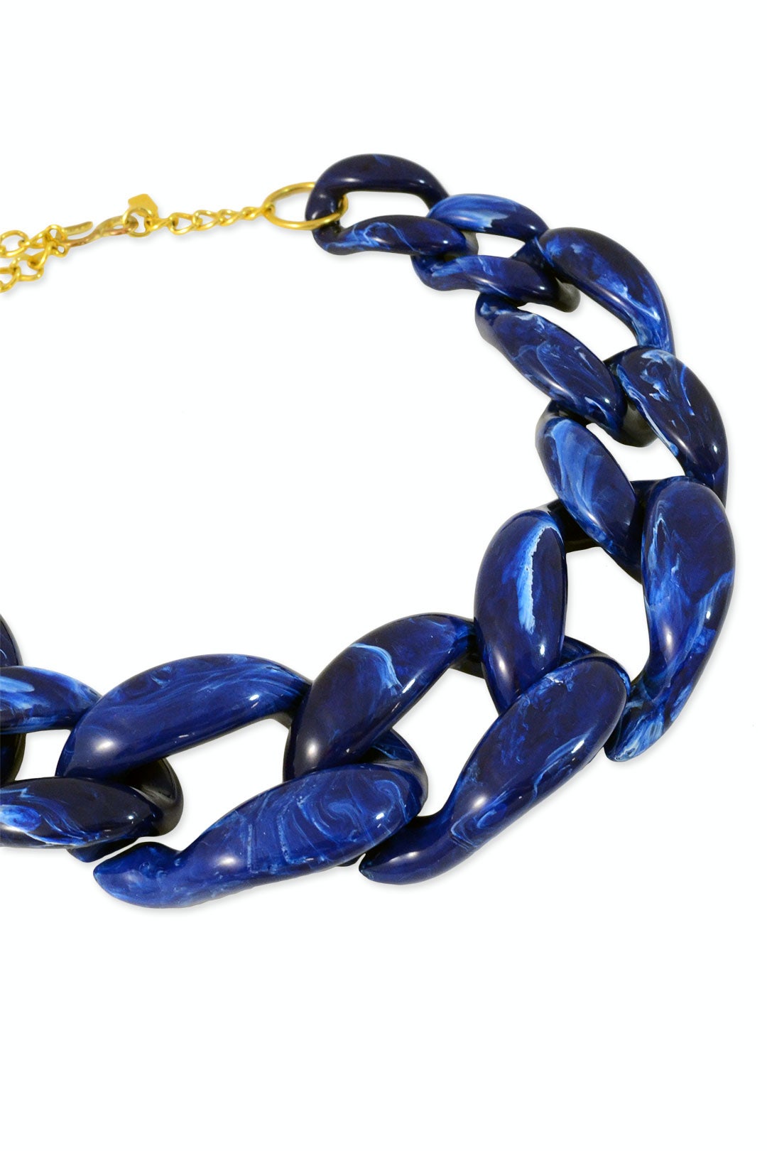 Marbled Cobalt Necklace by Kenneth Jay Lane 1