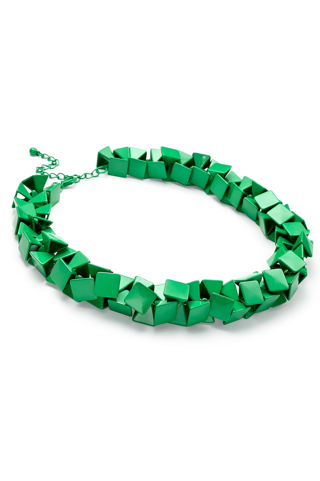 Green Rubix Necklace by Slate & Willow Accessories 1