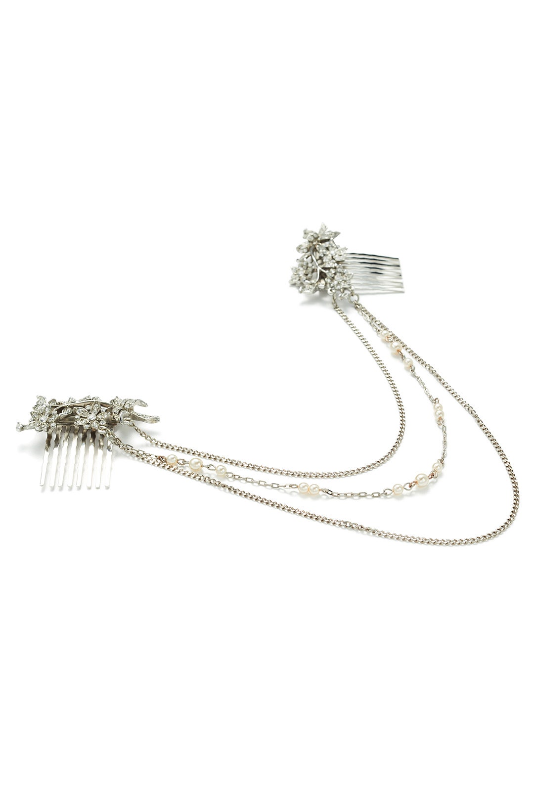 Double Crystal Bridal Comb by Ben-Amun 1