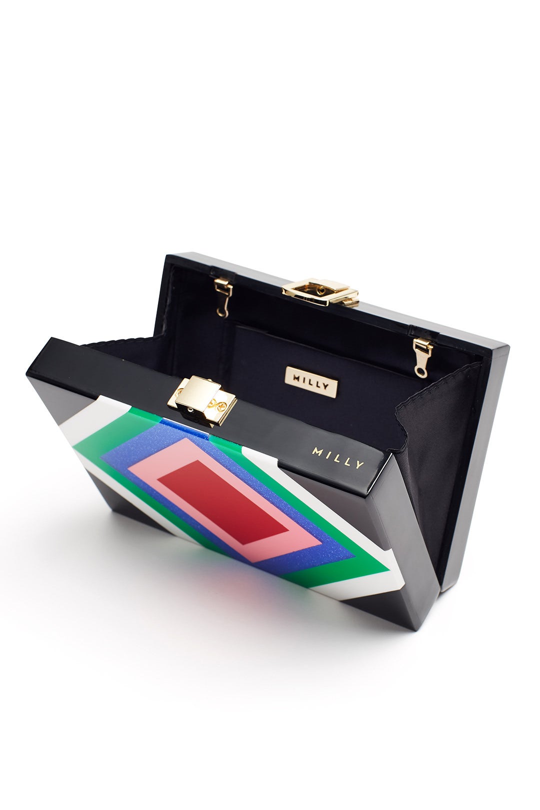 Diamond Box Clutch by Milly Handbags 1