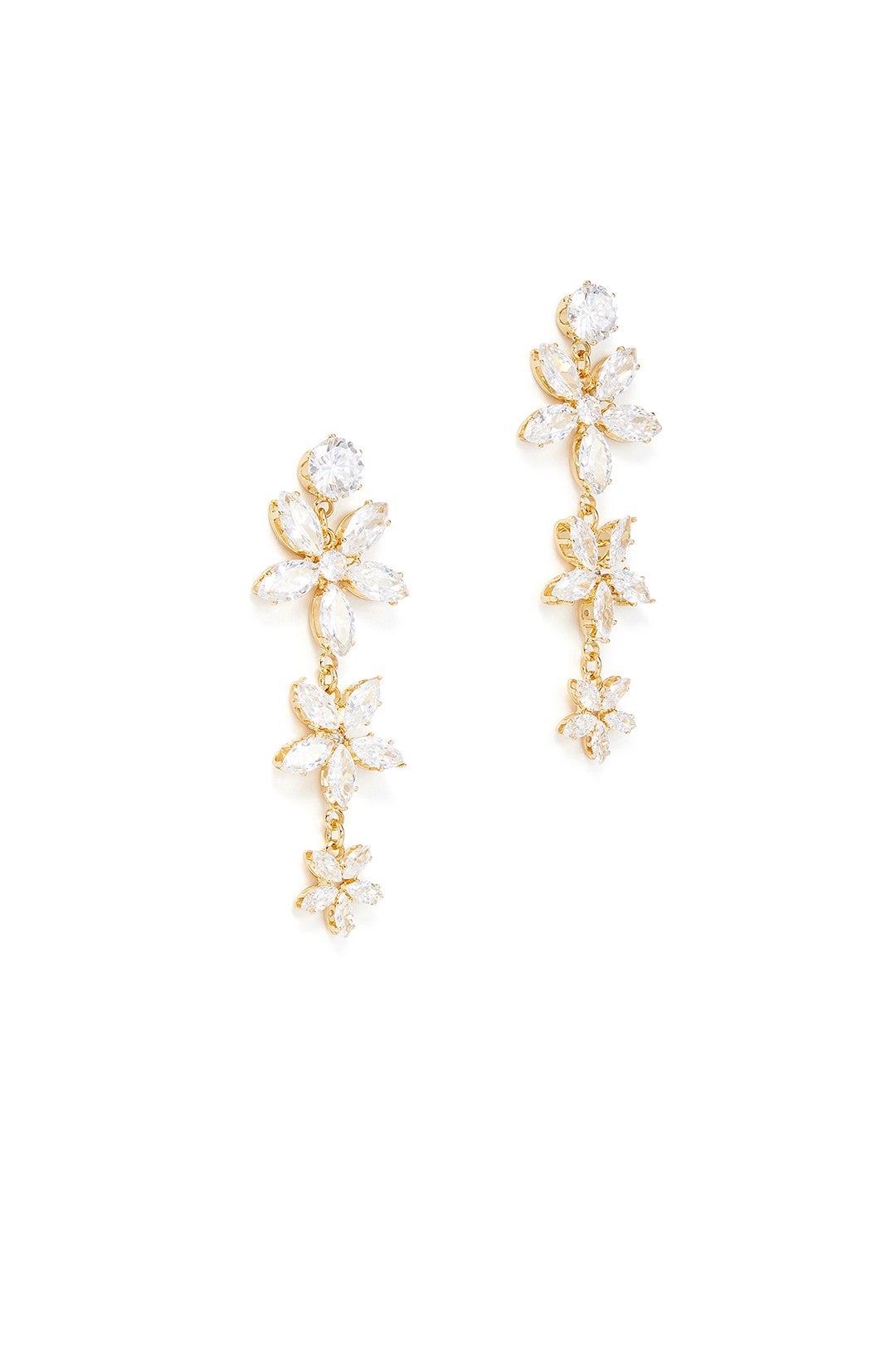 Drops Of Floral Earrings by Slate & Willow Accessories 1
