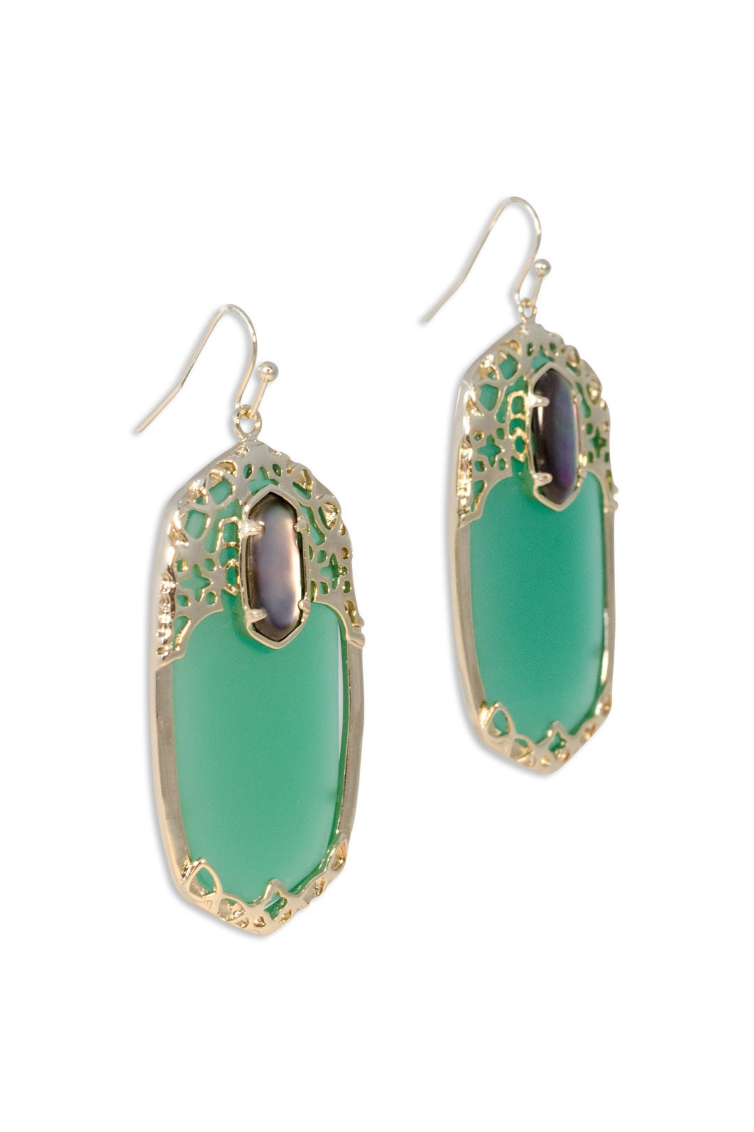Deva Emerald Earrings by Kendra Scott 1