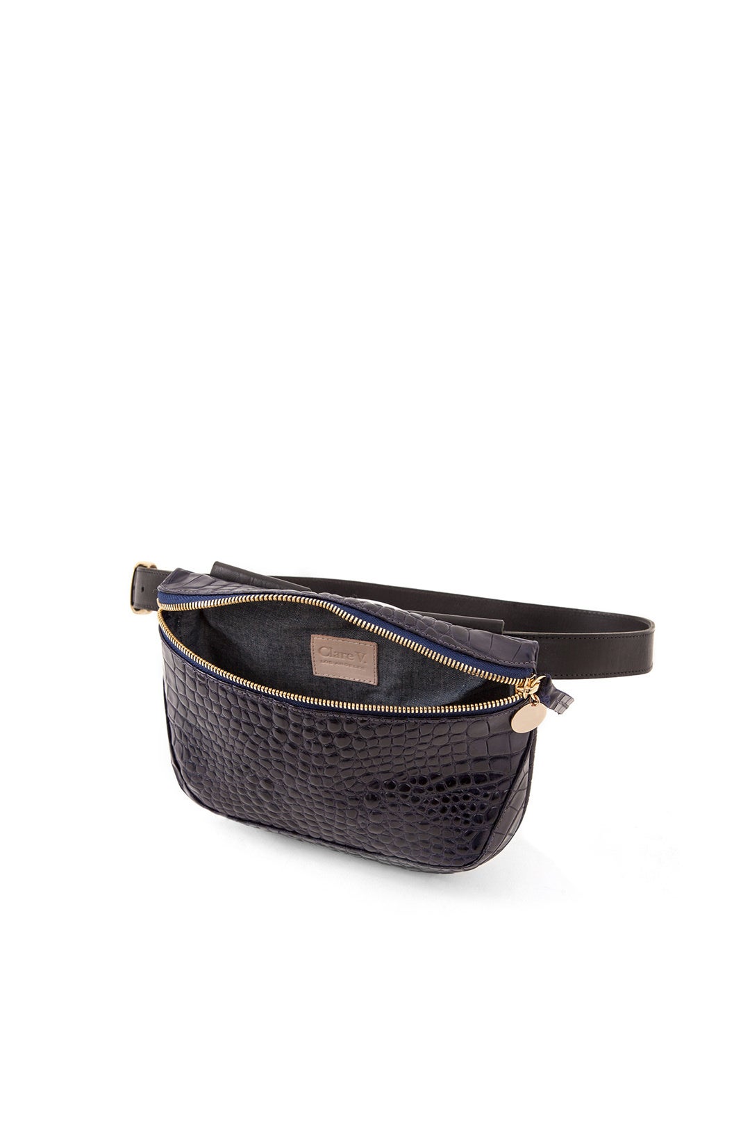Midnight Croc Fanny Pack by Clare V. 1