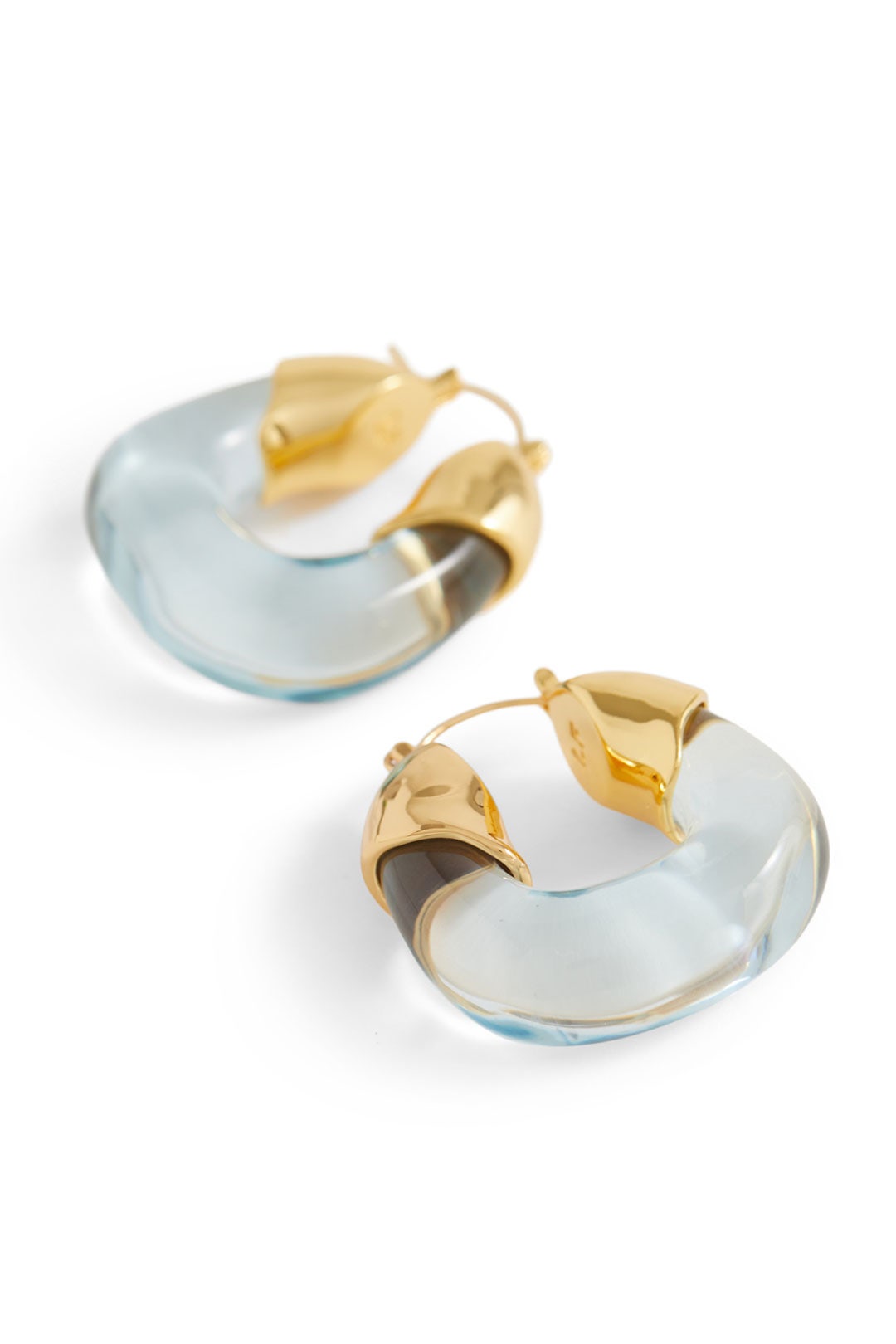 Transparent Blue Hoops by Lizzie Fortunato 1