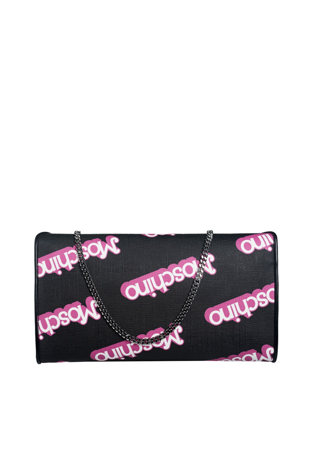 Black Think Pink Clutch by Moschino Accessories 1