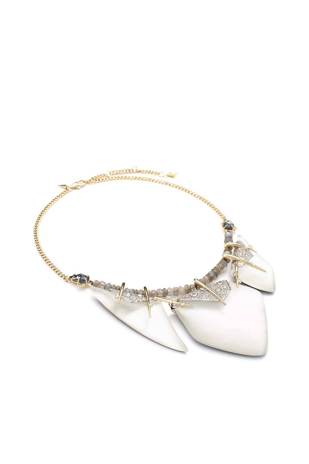 Silver Graphite Necklace by Alexis Bittar 1