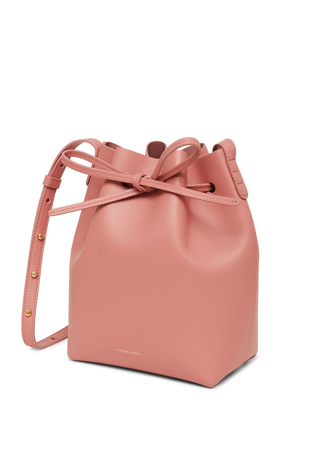 Blush Calf Mini Bucket Bag by Mansur Gavriel Accessories 1