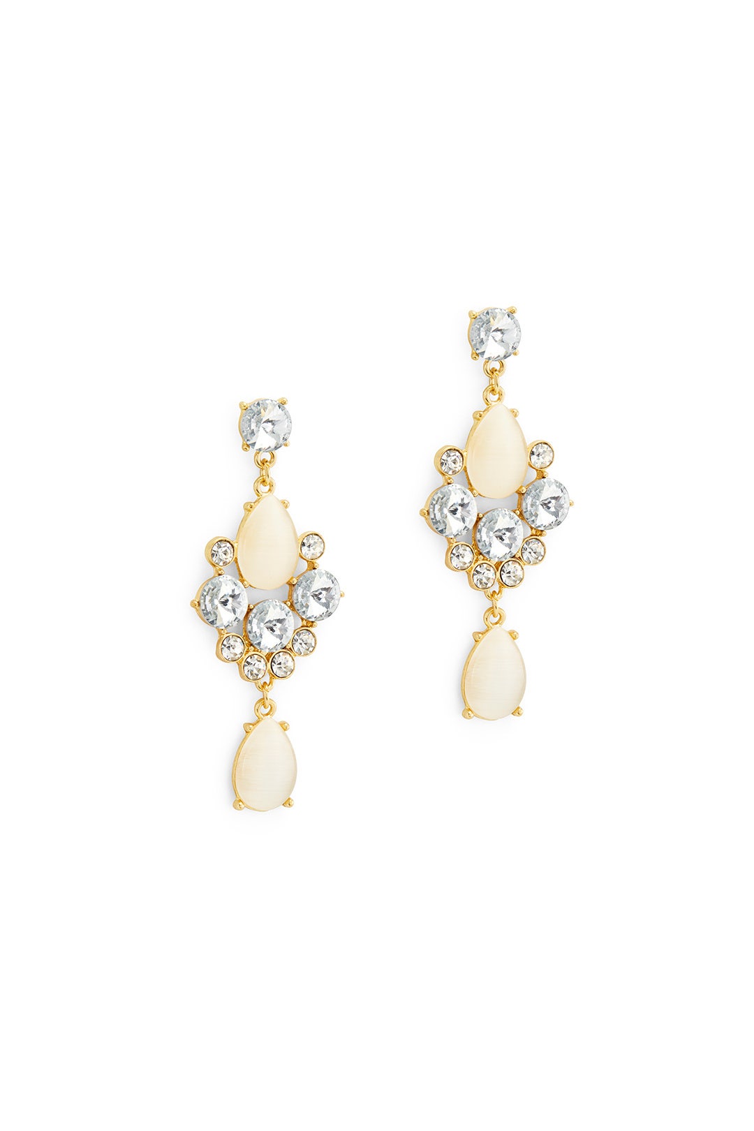 Alabaster Drop Earrings by Slate & Willow Accessories 1