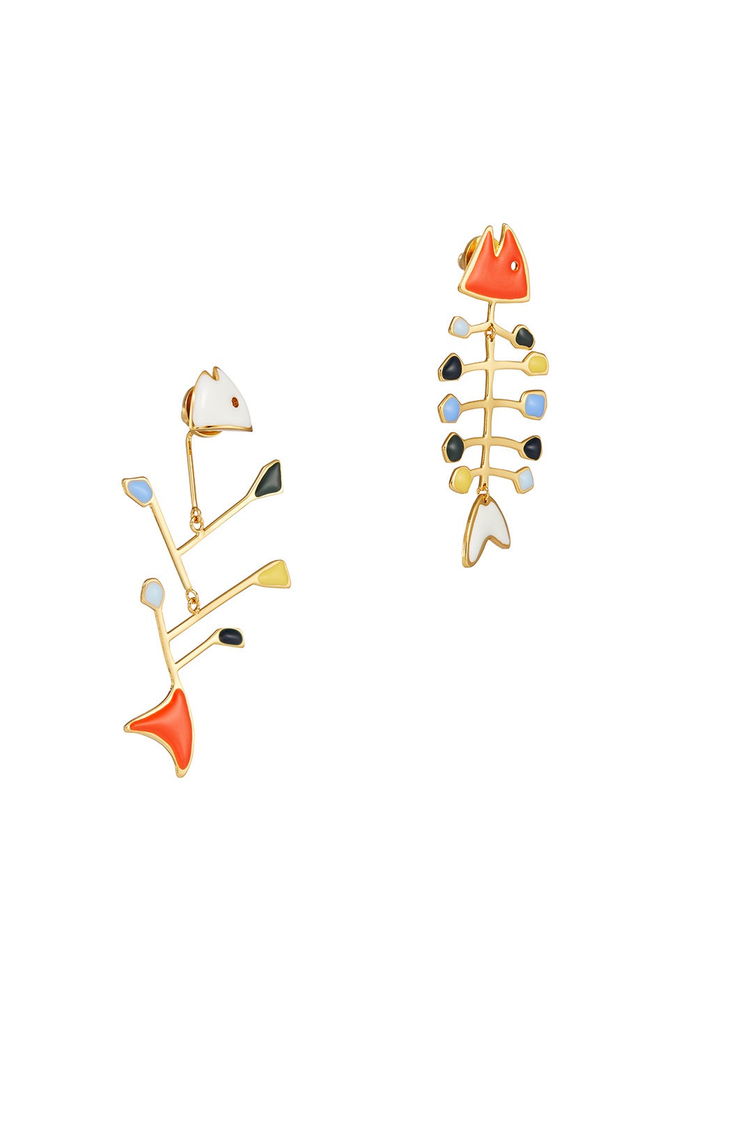 Fish Mismatched Earrings by Tory Burch Accessories 1