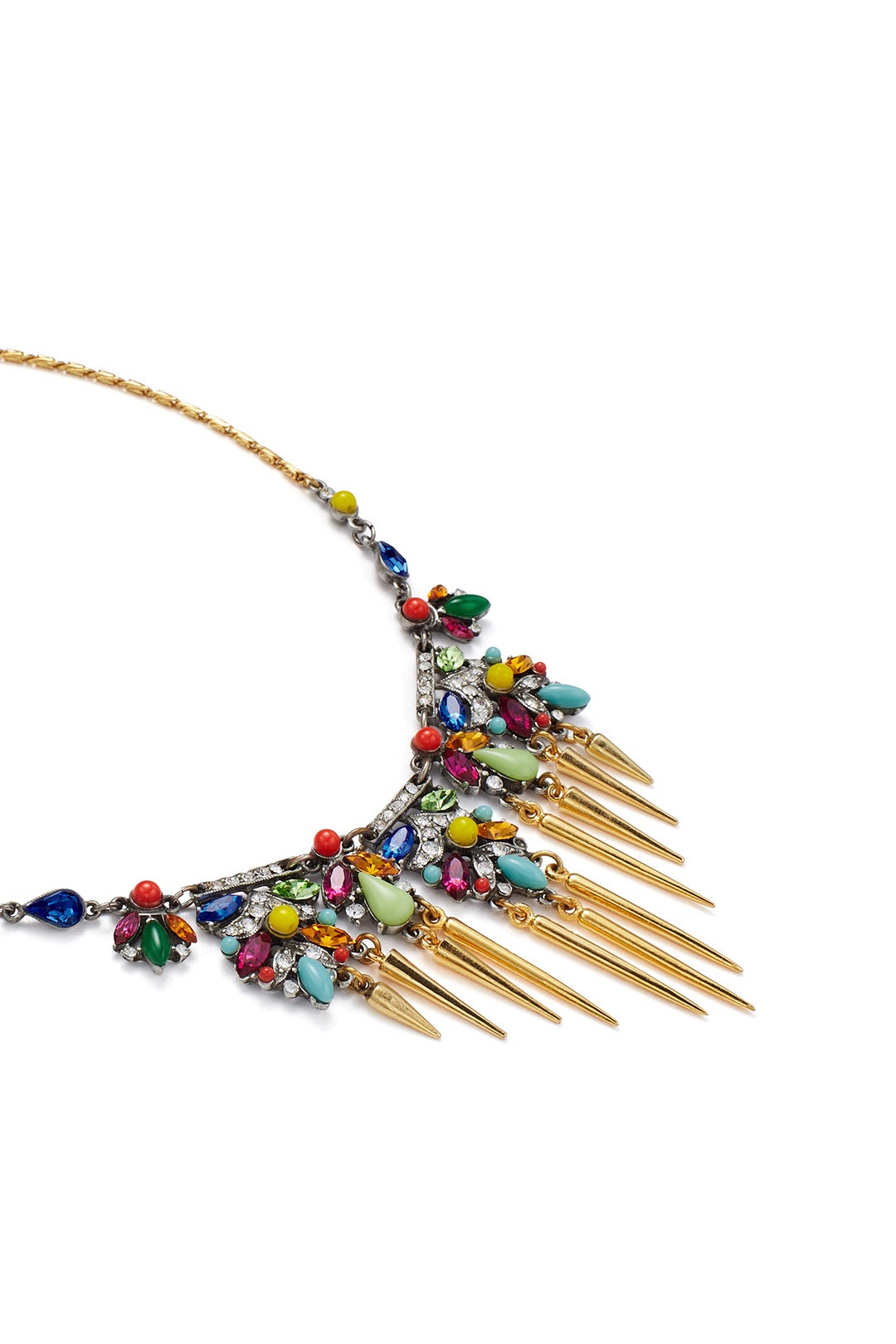 Bright Deco Spike Necklace by Ben-Amun 1