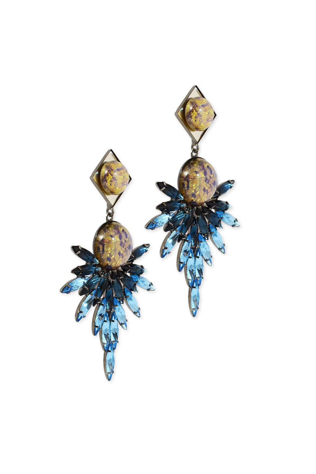 Odessa Feather Earrings by Dannijo 1