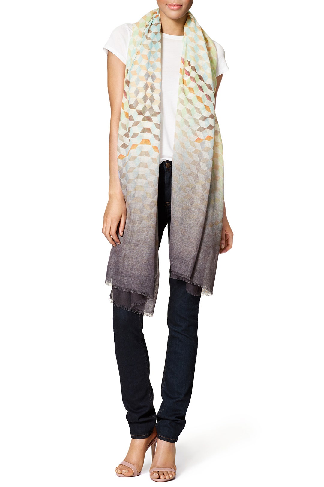 Geo Print Scarf by Echo Accessories 1