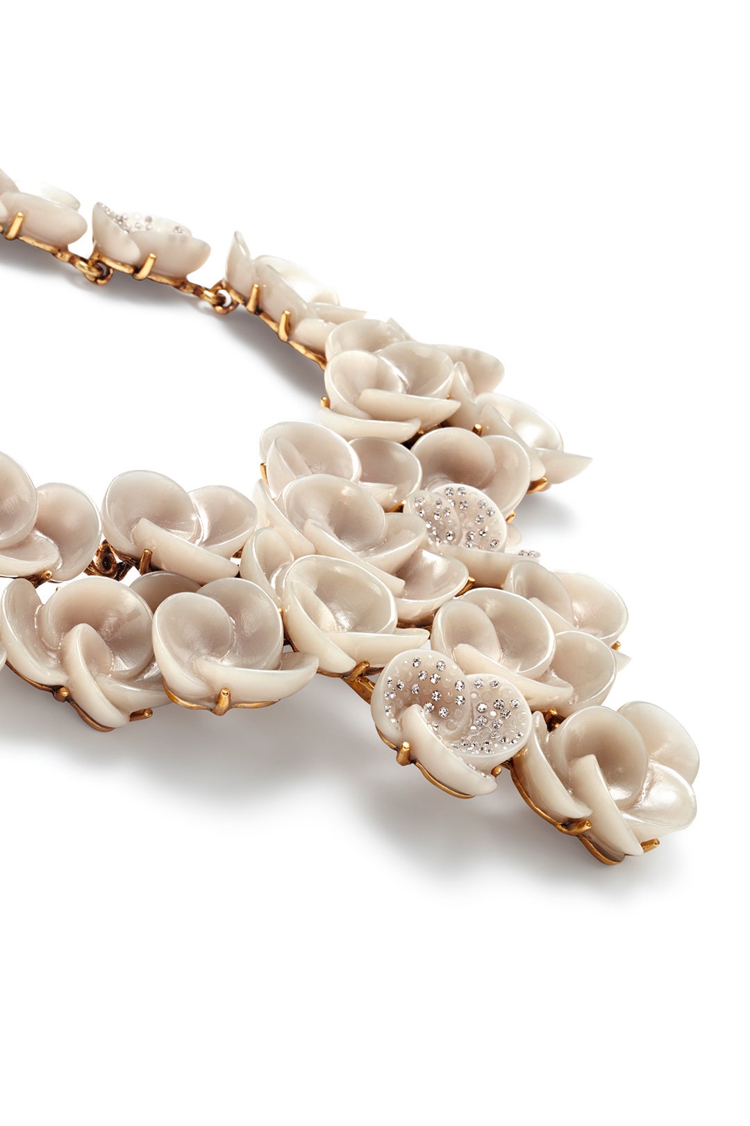 Almond Rosette Necklace by Oscar de la Renta 1