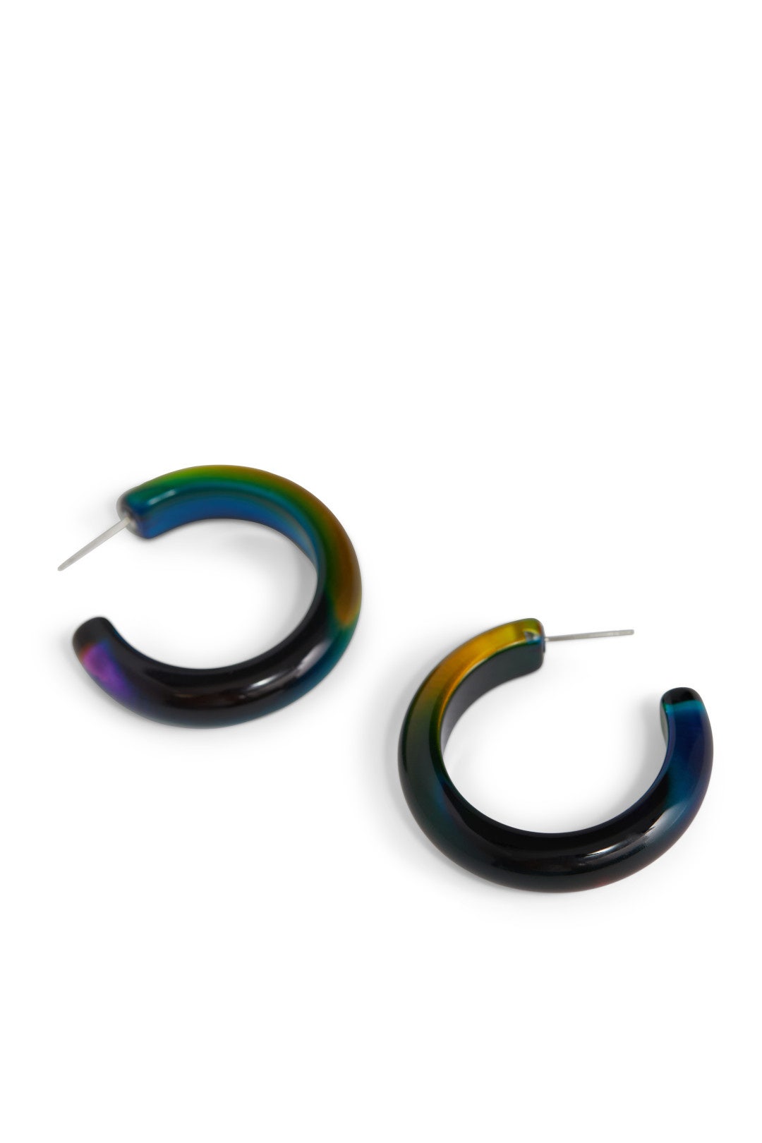 Rainbow Hanes Hoop Earrings by Rachel Comey Accessories 1