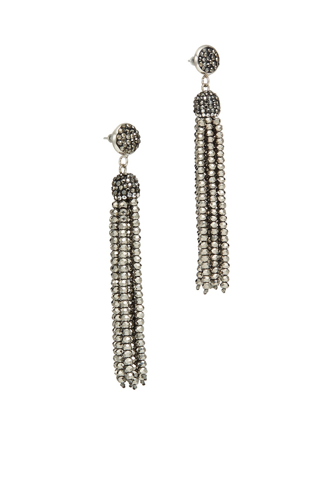 Gunmetal Tassel Earrings by Turkish Delight 1