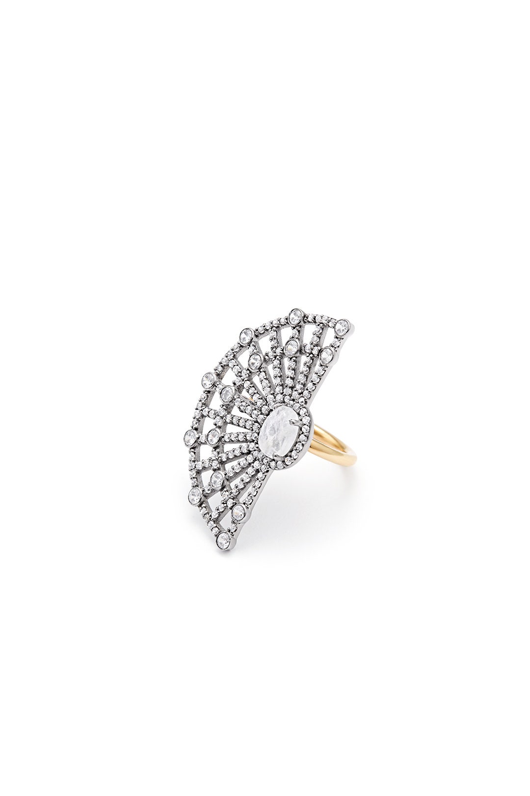 Opera Fan Statement Ring by Indulgems 1