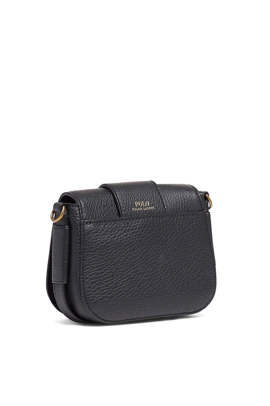Leather Bags Ralph Lauren Lennox Bag Black Pebbled Leather Mini