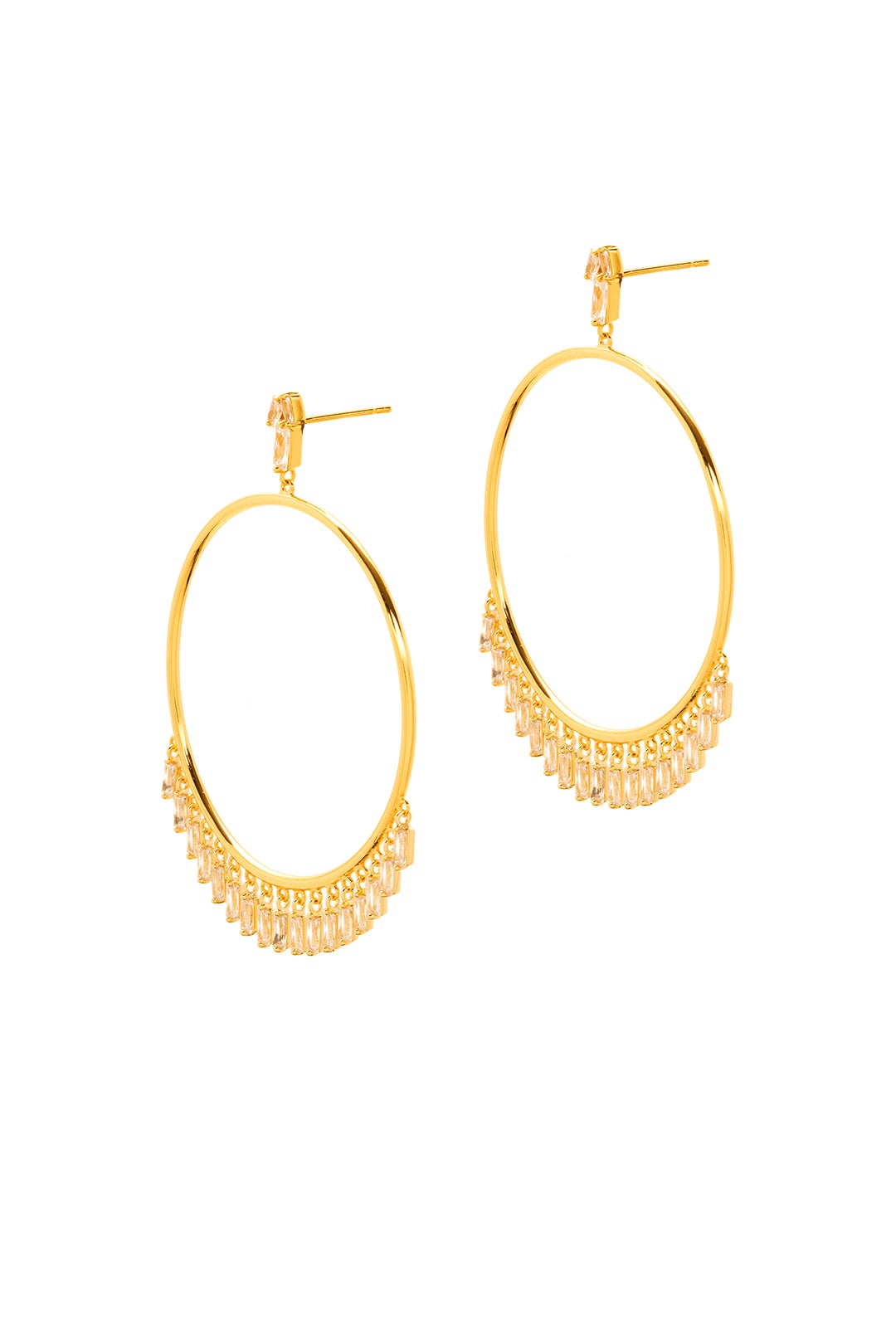 Amara Drop Hoops by Gorjana 1