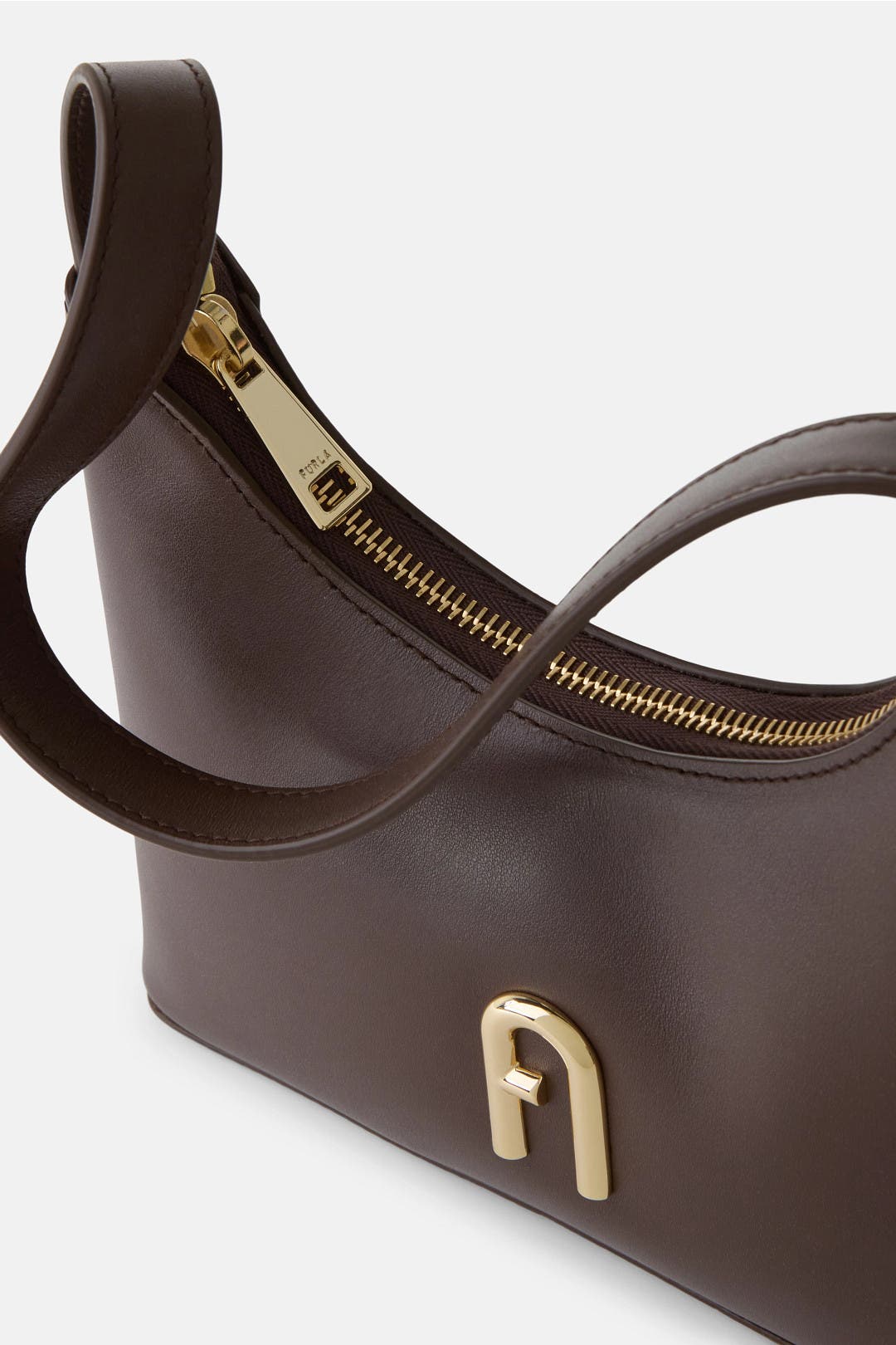 Brown Diamante Mini Shoulder Bag by Furla | Rent the Runway