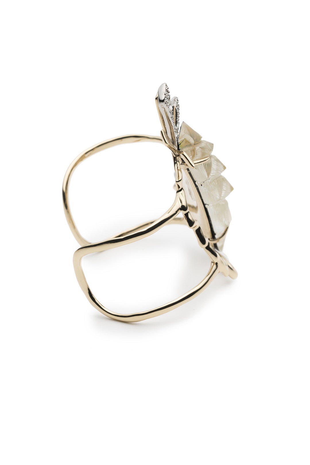 Lucite Pineapple Cuff by Alexis Bittar 1