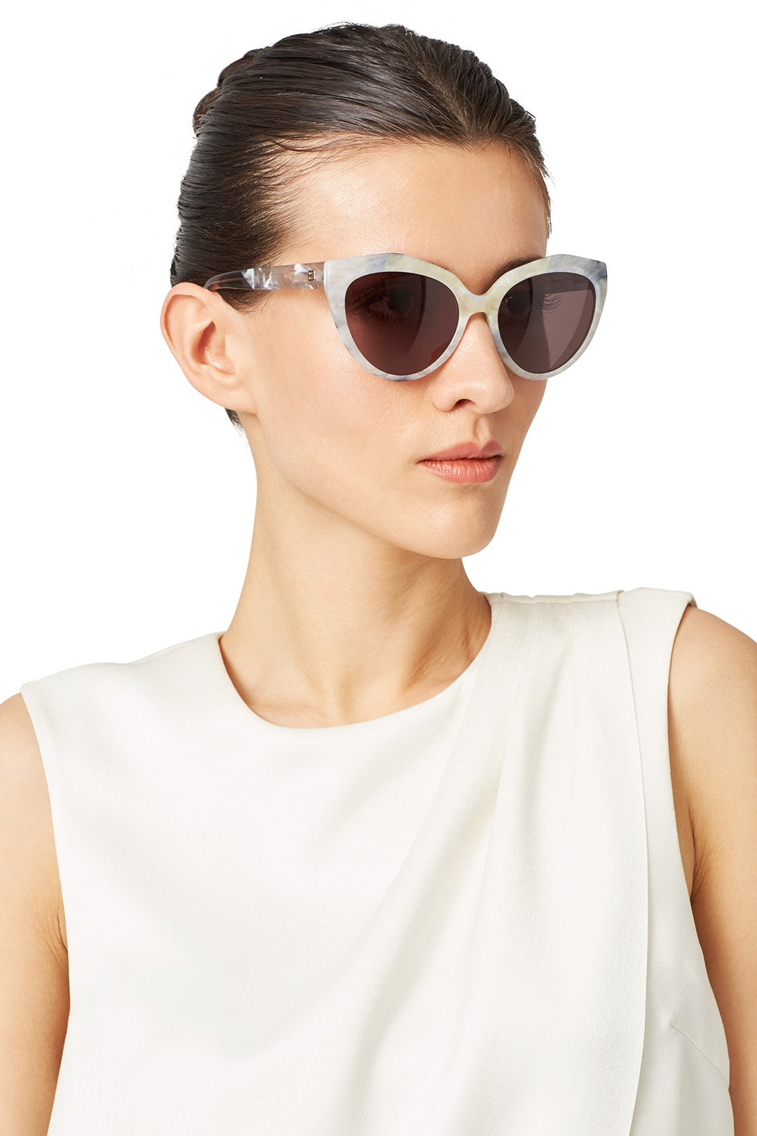 Ice Melange Round Sunglasses by Balenciaga 1