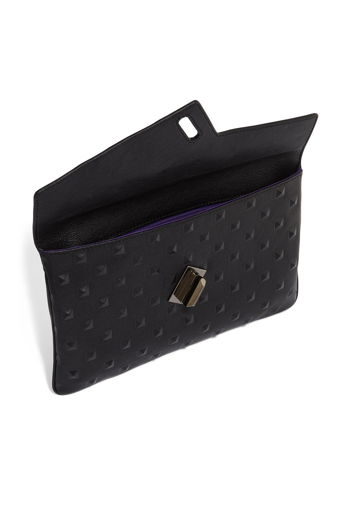 Milck Stud Clutch by ela Handbags 1