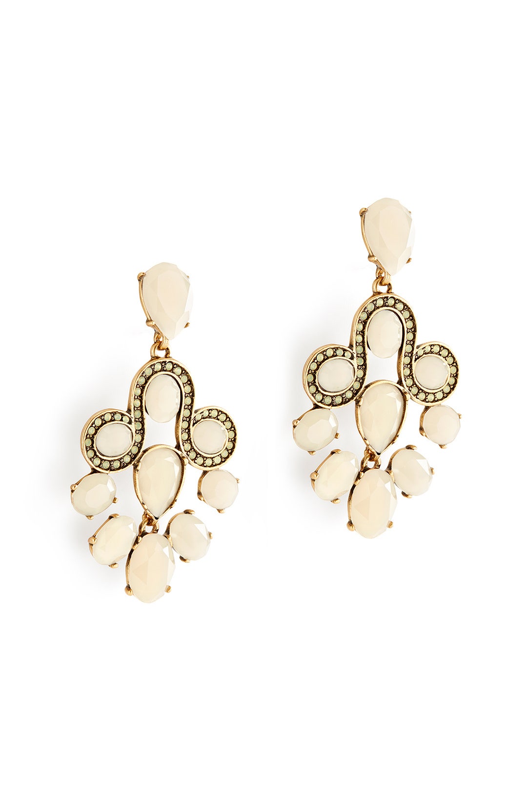Empress Chandelier Earrings by Oscar de la Renta 1