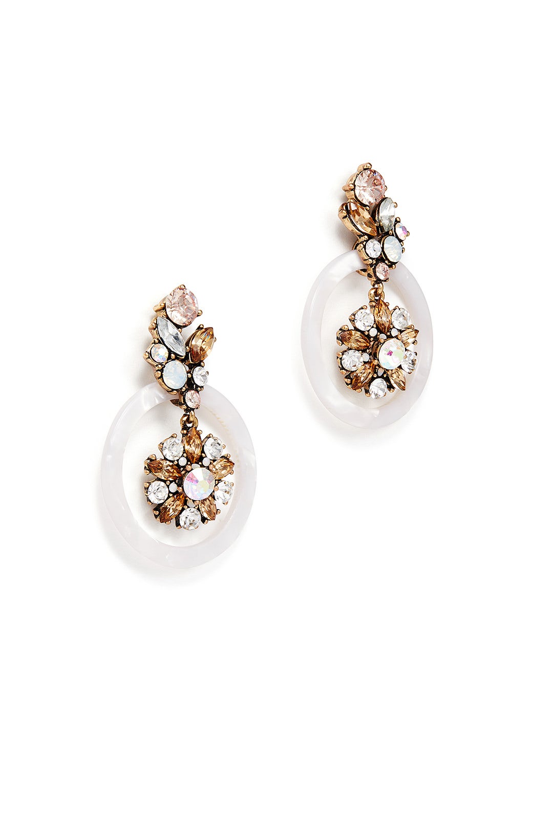 Circle Drop Earrings by Slate & Willow Accessories 1