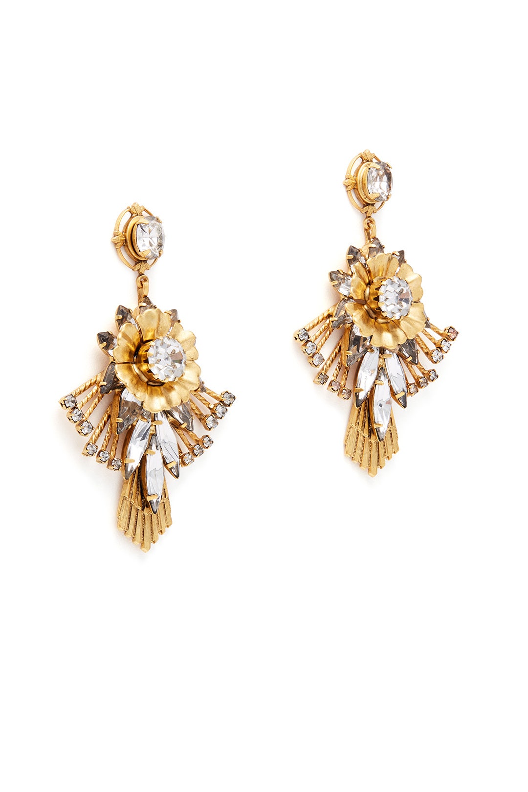 Bloom Flare Chandelier Earrings by Elizabeth Cole 1