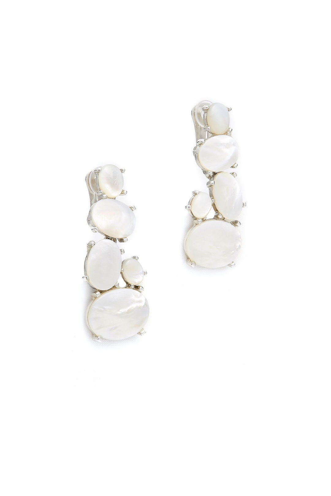 Mother of Pearl Drop Earrings by Kenneth Jay Lane 1