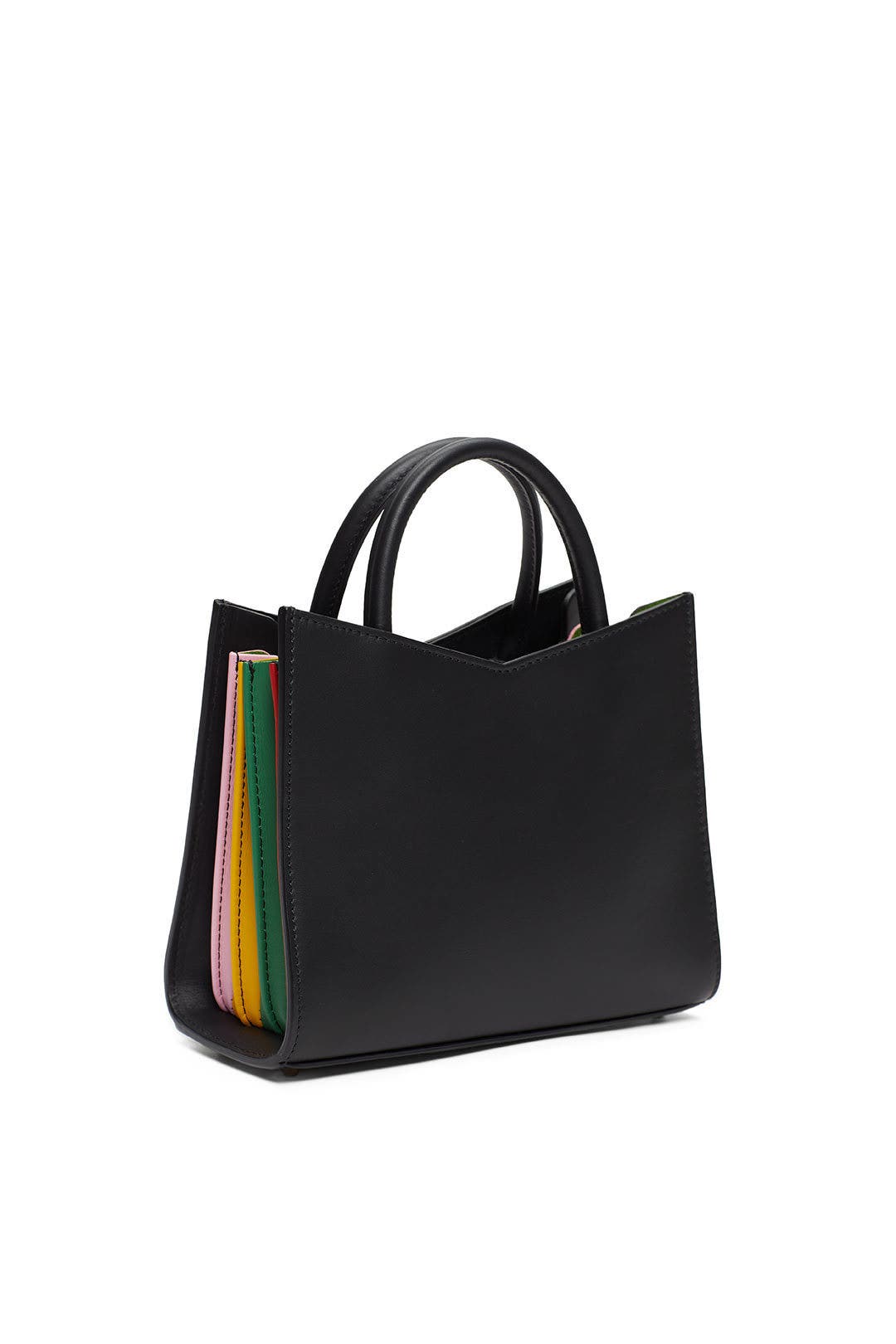 Black Rainbow Plisse Toy Tote by Sara Battaglia 1
